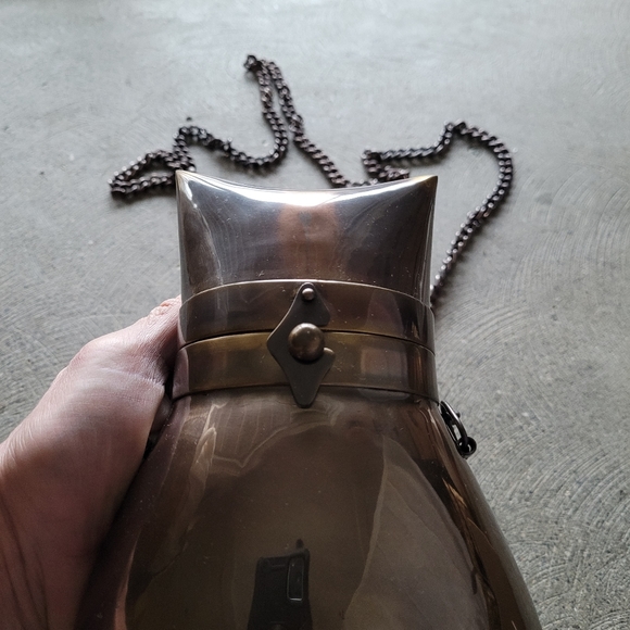 Solid aged brass bag unique only small qty made - Picture 7 of 10